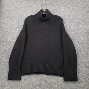 Abercrombie & Fitch Women’s Easy Mockneck Sweater (Small-Black)